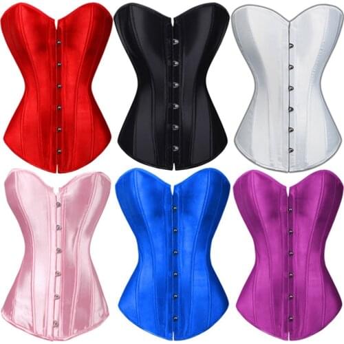 Sexy Corset Top Overbust Corset Boned Women Corsets Plus Size 5XL 6XL Overbust Corsets And Bustiers G-string Lace Up Body Shaper