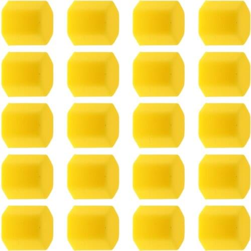 Pack of 20 Car Wheel Tire Screw Protect Bolt Cover Nut Cap Lug 17mm Silicone Various Colors