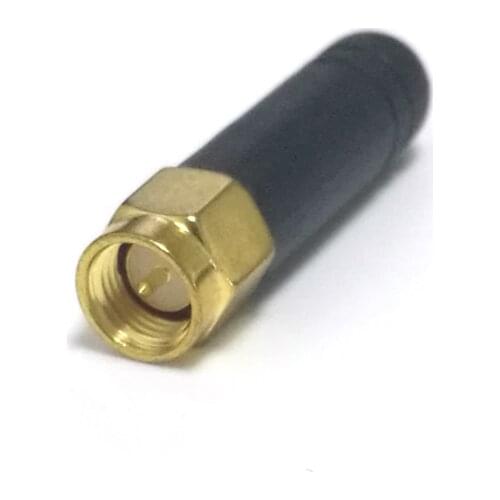1PC 2.4Ghz 2dbi rubber Zigbee WIFI antenna short 3cm long SMA male connector OMNI for wireless router