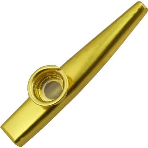 1pcs Multicolor Metal kazoo card Ukulele Guitar Accompaniment Mouth Flute Harmonica Guitar Accessories parts