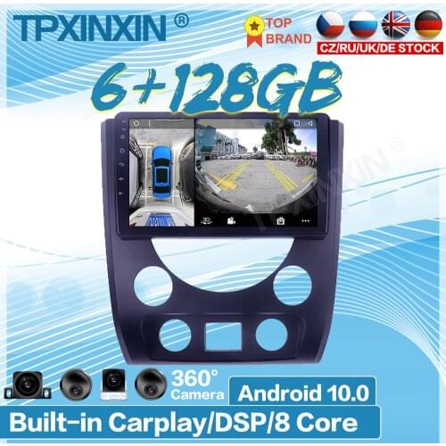 128G Android 10 For Ssangyong Rexton 2014-2017 Car Multimedia Player Recorder Stereo Radio GPS Auto Audio Navigation Host 360 HD