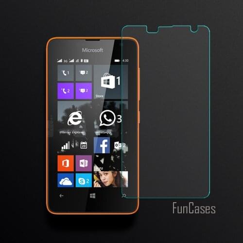 2.5D Curved Edge Screen For Nokia Lumia 430 Protection Film For Nokia Lumia 430 Tempered Glass Front Film Anti-Scratch 0.26mm HD