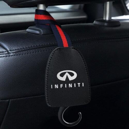 1/2PCS Seat Back Hook Accessories Multifunctional Clip Holder Storager For Infiniti FX35 Q50 Q30 ESQ QX50 QX60 QX70 EX JX35 G35