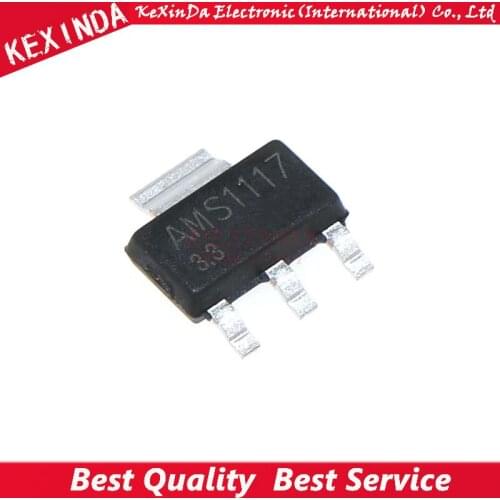 AMS1117-3.3V AMS1117-3.3 AMS1117 1117 3.3V SOT-223 100pcs/lot