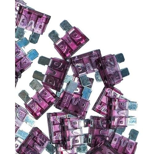 30PCS Mini ATC Blade Car Fuse 40A For Auto Car Truck SUV Audio Car Styling Auto Safety Blade Fuses Accessories