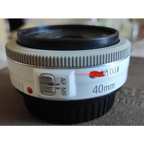Second-hand For White Canon EF 40mm f/2.8 STM Fixed Lens For Canon EOS 100D 200D 70D 1200D 1300D 1500D 700D Original