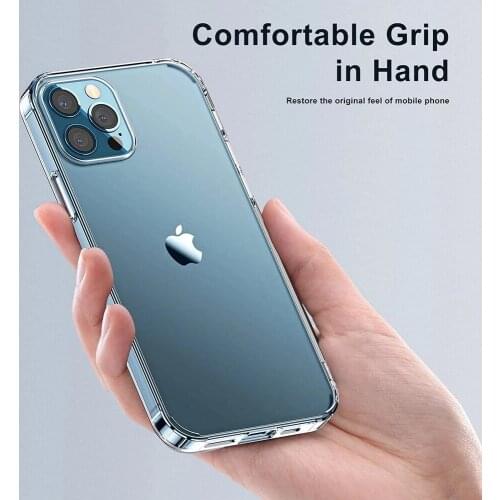 For iPhone 11 12 Pro MAX XR XSMax XS X Hybrid Hard PC Back Cover Case For iPhone SE2020 7 8 6s 6 Plus Luxury Clear Soft Case