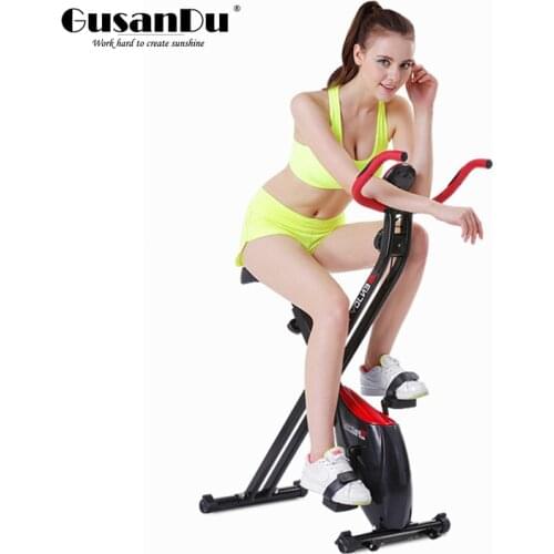Indoors Exercise Bike Home Elliptical Trainer Cyclette Fitness Workout Electromagnetic Control With Instrument Fitness Equipment