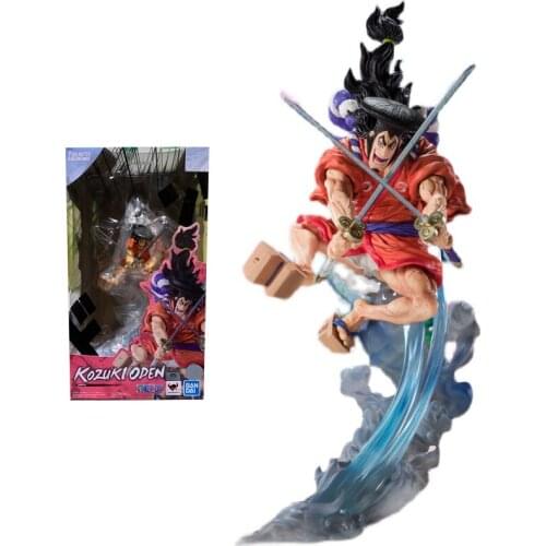 Bandai One Piece Figure Figuarts Zero Fierce Battle Wano Country Kozuki Oden Genuine Model Action Toy Figure Toys for Children