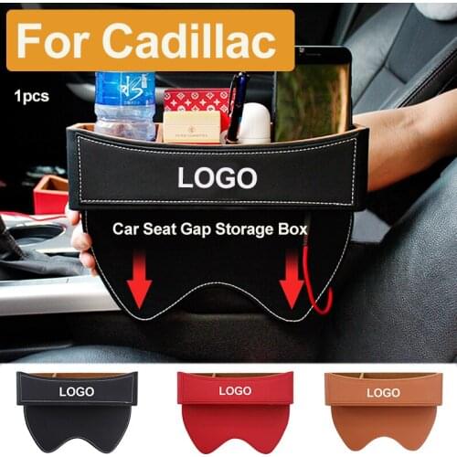 PU Leather Multifunction Accessory Car Seat Gap Storage Auto Seat Crevice Gap Bag for ATS BLS CTS EXT STS SLS SLR SRX XTS