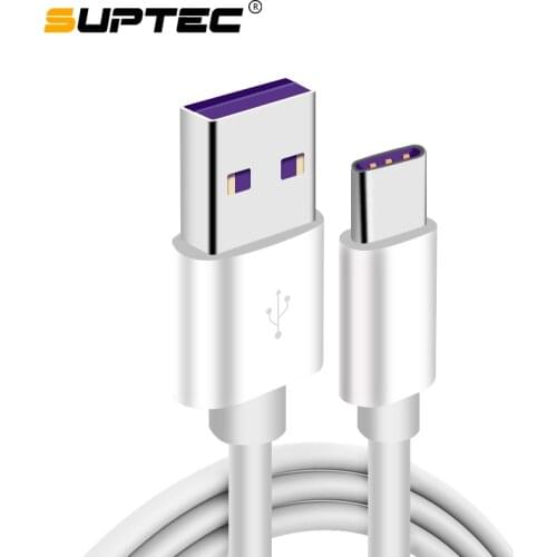 SUPTEC Type C Cable Charging Cable for Samsung Galaxy S8 S9 Plus Note Xiaomi 6 Huawei P10 Oneplus 3 Nexus 5X 6P Fast USB C Cord