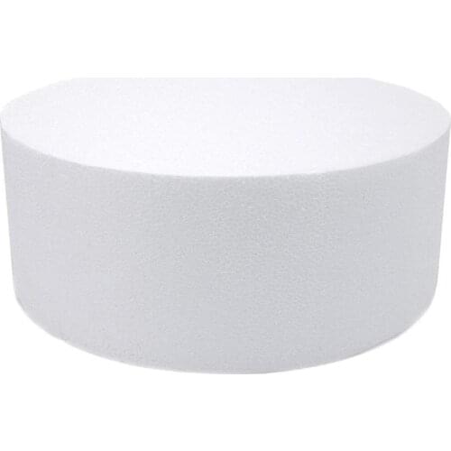 Round Foam Cake Dummy Smooth Surface Decoration Icing Sugarcraft Fake for Professionals and Aspiring Pastry Chefs