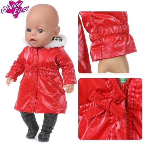 Doll Down Jackets clothes for 43cm born Baby doll unicorn clothes dress doll head band for 18 inch doll accessories