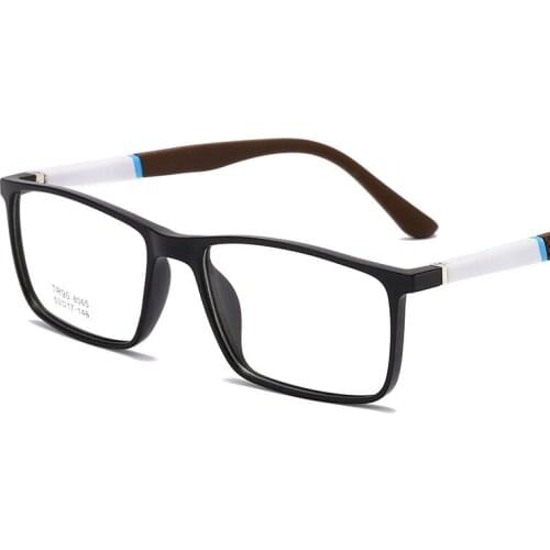 Square Flexible Spectacle Frame Men Glasses Frame Optical Comfortable TR90 Square Sports Glasses Lentes Para Hombre