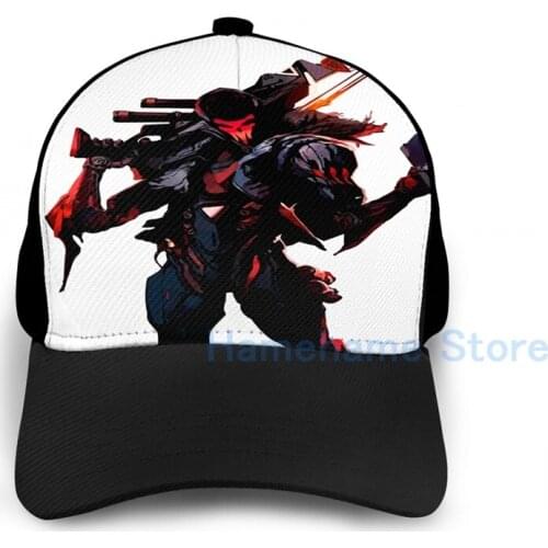 Fashion Project Jhin Basketball Cap men women Graphic print black Unisex adult hat