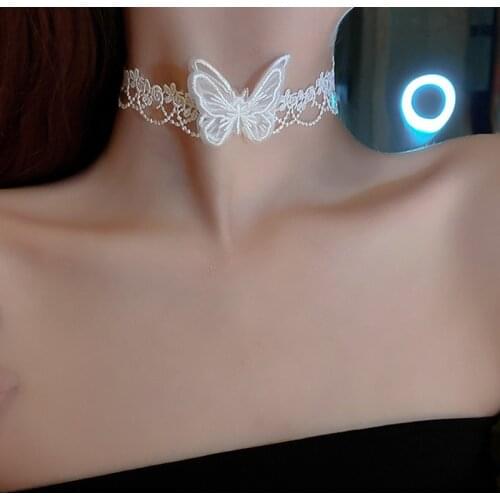 Tocona Gothic Wide Flower Black Lace Chokers Necklaces for Women Fashion Punk Gothic Choker Sweet Vintage Collares Necklace