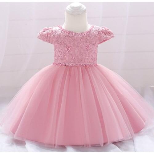 Toddler Baby Girl Wedding Dress Baby Girl Birthday Party Dress 9-24 Month Baby Girl Christening Gowns Baptism Dresses Summer