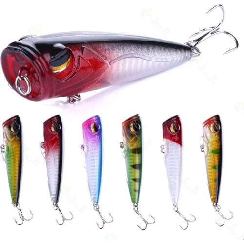 1Pcs Croatian Egg Popper Fishing Lure Crankbaits 8cm 14g Floating Wobblers Artificial Hard Bait Isca Fish Fishing Accessories