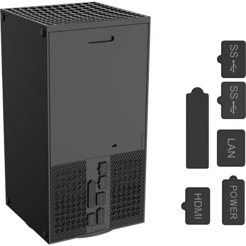 Dust Plug Pack Protector Dust Proof Mesh Filter Jack Cover Stopper Case Kit For Xbox Series X/S Console Dustproof Suit Silicone