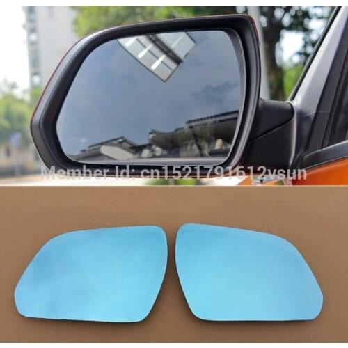 SmRKE 2Pcs For Hyundai IX25 Rearview Mirror Blue Glasses Wide Angle Led Turn Signals light Power Heating