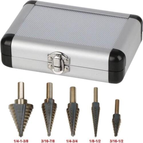 Drill bit punching steel super hard ladder drilling artifact punching metal stainless steel multi-function hole opener