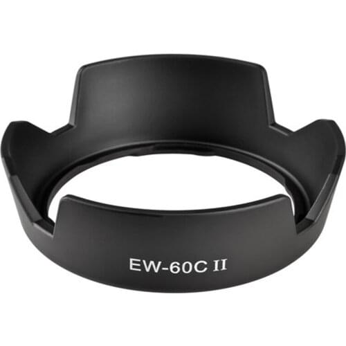 JUST NOW EW-60C II EW60C II Flower Lens Hood For Canon EF-S 18-55mm F/3.5-5.6 IS USM