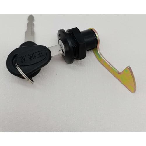 A762 Motorcycle Rear Locks Electric Car Scooter Tail Box Lock Trunk Lock Long Hook Rear Tail Box Lock