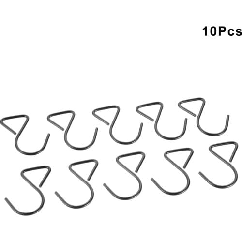 10pcs S-shape Straps Hook S Hangers for 1" width Strap Multi-Purpose Hanging Buckle Webbing Clothing Pole Towel Outdoor Tool