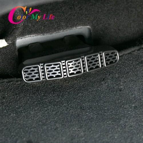 2Pcs for Jeep Compass MP 2017 2018 Under Seat Floor Rear A/C Heater Air Conditioner Duct Vent Cover Grill Outlet Interior