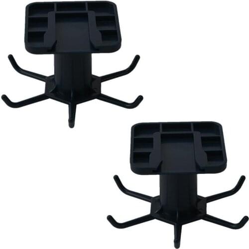 2PCS Kitchen Hanging Pot Rack Under Cabinet Storage Rack 360 Degree Rotating Retractable 6-Claw Storage Hook Kitchen Tool Rack