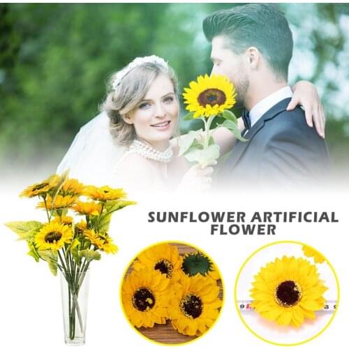 25 Sunflower Soap Head Bundle Gift Box Decoration Matches Flower Shop Supplies Can Be Used for Bath Decoration Flowers