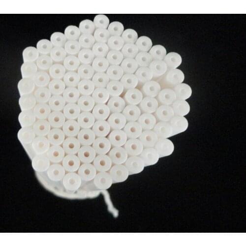 6.875"*0.187 O.D. HIGH PURITY THICK WALL SINGLE BORE ALUMINA CERAMIC TUBE