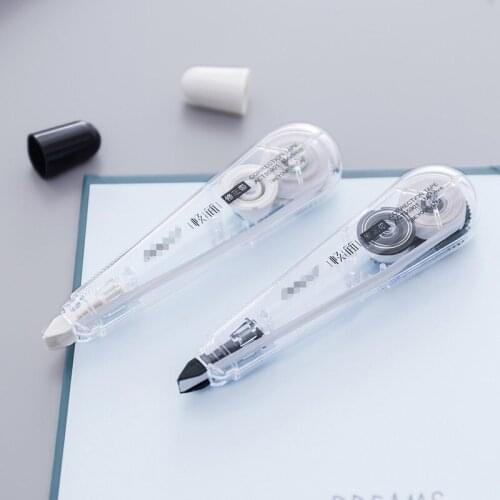 Pen Correction Tape Minimalist Creative Transparent Core Correction Supplies Christmas Gift Office Student Kawaii Stationery 6m