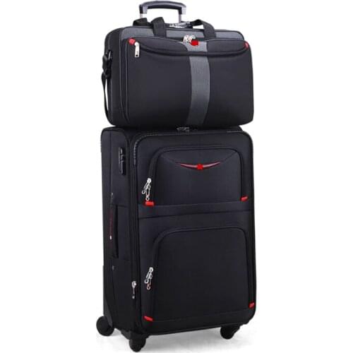 New students Waterproof Oxford Rolling Luggage Bag Women Large capacity Trolley Suitcase Men 30 32 inch Travel Bags vs handbag