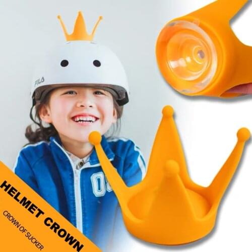Kids Creative Cute Motorcycle Helmet Crown Ornament Goddess Helmet Adorning For Cycling, Roller Skating, Skiing Helmets