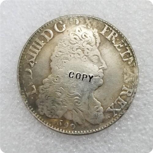 France Louis XIV Ecu 1690 Copy Coin commemorative coins-replica coins medal coins collectibles