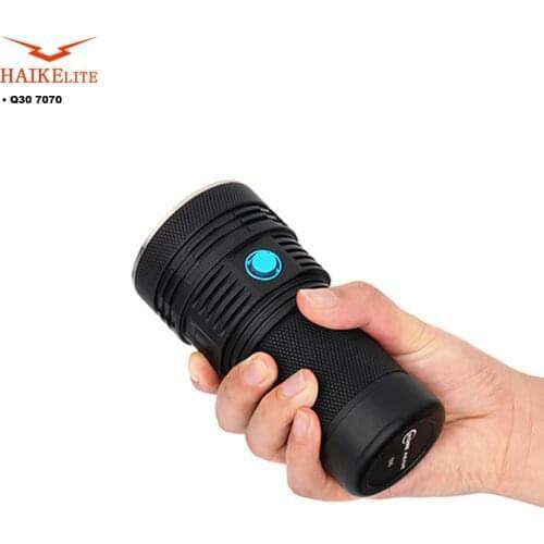 Haikelite Q30 70 bead LED flashlight high power 13000 lumen 7070 outdoor multi-function flashlight