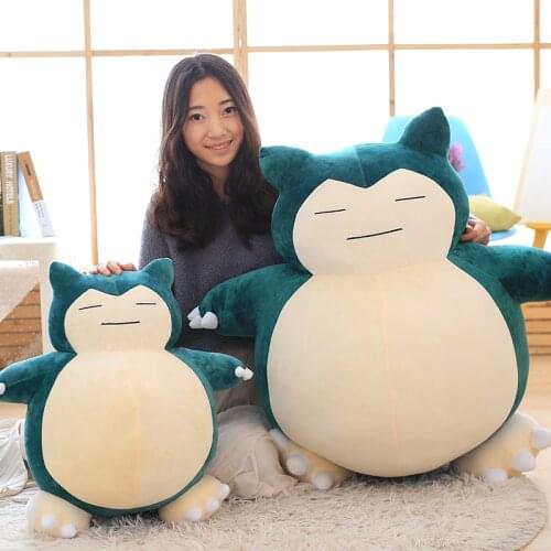 Snorlax doll pokemon Pikachu Plush toys kawaii anime plushie Kirby beast Psyduck Pocket Monster large Hold pillow Creative gifts