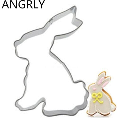 Rabbit Fondant Cutter Toy Kitchen Sale Egg Cake Mold Biscuit Cookie Knife Biscuit Stamp Tools For Kitchen Stainless Steel Shop