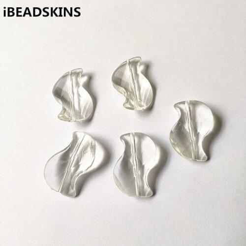 New arrival! 28x19mm 250pcs Clear acrylic Faceted S shape beads for Necklace,Earrings parts,hand Made Jewelry DIY