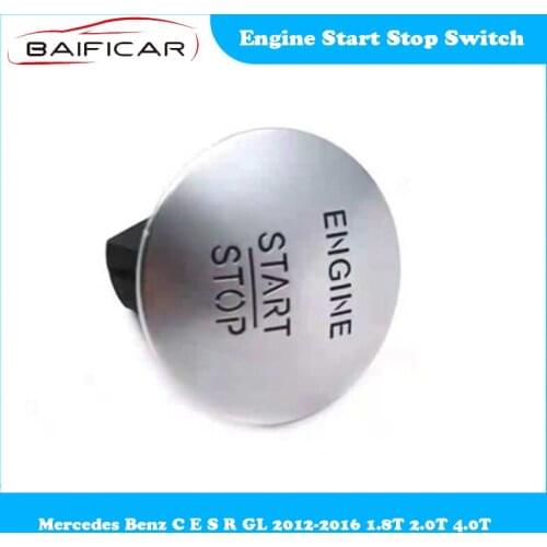 Baificar Brand New High Quality Car Engine Start Stop Switch Button for Mercedes Benz C E S R GL 2012-2016