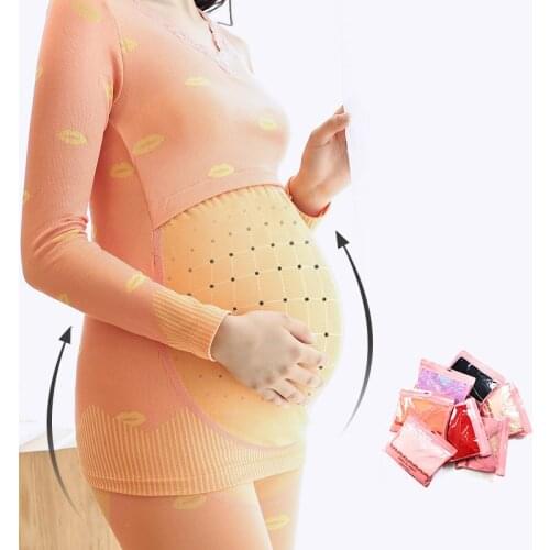 Pregnant Clothing Nursing Clothes Breastfeeding Seamless Weaving Adjustable Waistband Maternity Pajamas Set Warm Comfortable
