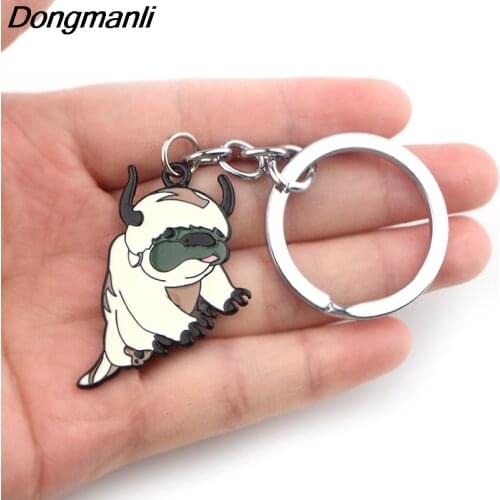P3881 Dongmanli Avatar: Key Holder Cute Enamel Metal Pendant Car Keychain For Key Rings Gifts