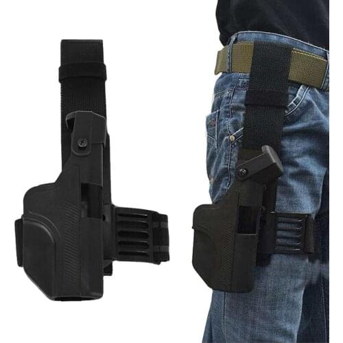 Right Hand Tactical Glock 17 19 23 Gun Holster Pistol Gun Carry Case Leg Holster Airsoft Hunting Glock Accessories Thigh Holster