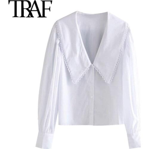 Свободные блузки TRAF China At AliExpress