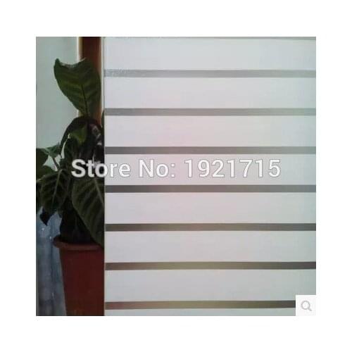 Vertical stripe scrub paper window glass film paper self adhesive paper back vinyl wallpaper stickers window paper decoration
