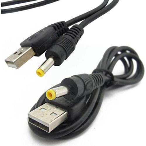 1Pcs 0.8m Cable Suitable for PSP 1000 2000 3000 USB USB To Plug 5V 1A DC Charging Charging Cable 4.0x1.7mm Cable Power