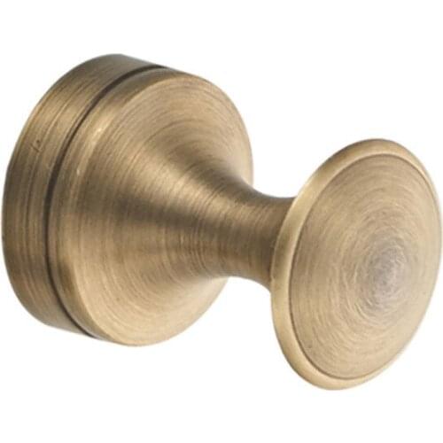1PC Mini Bathroom Coat Hook Antique Brass Wall Mounted Robe Hooks Wardrobe Clothing Pegs Hanger Rack Single Hanging Hook Holder
