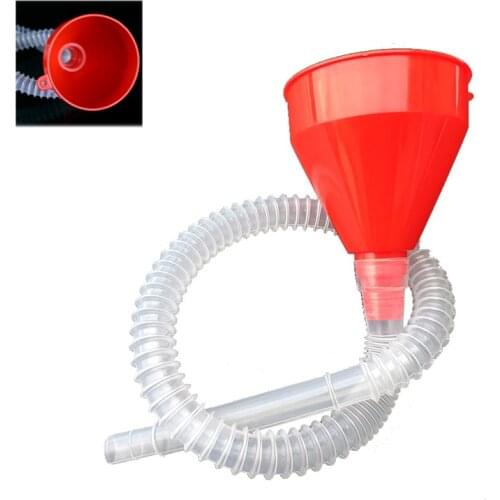 1Pc Car Refueling Funnel Detachable Hose Gasoline Engine Oil Additive Motorcycle Farm Machine Use Convenient Anti-leakage Filler