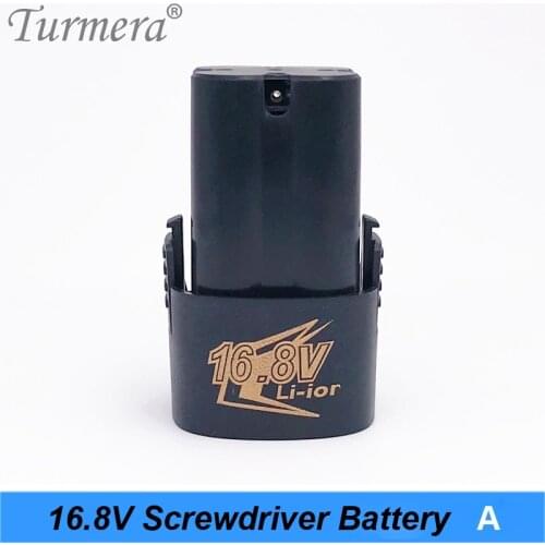 16.8V 4s 18650 Cordless Screwdriver Charger Battery Pack Screwdriver Battery Electric Drill Battery for Power Tool Turmera